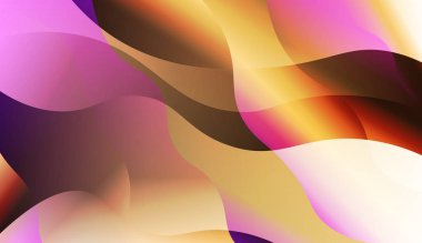 Eğri çizgileri ile Şablon Soyut Arka Plan. Şablon Cep Telefonu Arka Planlar için. Renk Gradyan lı Vektör Çizimi