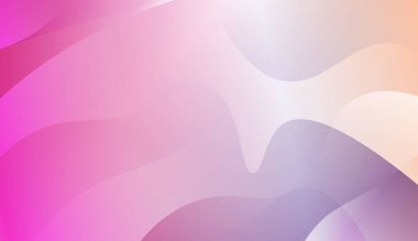 Dalga degrade şekli Ile soyut arka plan. Başlık sayfası, reklam, poster, banner Için tasarım. Renk gradyan ile vektör Illustration.