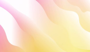 Modern Parlak Dalgalar. Tasarım reklamınız, Banner'ınız, kapak sayfanız için. Renk Gradyan lı Vektör Çizimi.