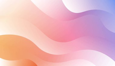 Çizgiler Ile geometrik desen, dalga. Flyer, broşür, kitapçık ve Web siteleri tasarım vektör Illustration renk gradyan ile.