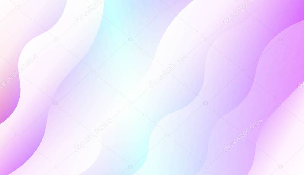 Modern Background With Dynamic Effect. For Futuristic Ad, Booklets. Vector Illustration with Color Gradient.