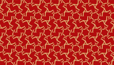 Geometrik desenli şablon. Kusursuz Vektör illüstrasyonu. Üçgen biçimi.