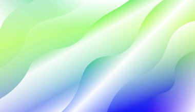 Dalga, eğrisi hatları Ile modern tarzda bulanık dekoratif tasarım. Zarif desen kapak kitabı için. Renk gradyan ile vektör Illustration.