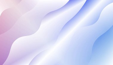 Dalga geometrik şekli Ile şablon arka plan. Tasarım kapak sayfası, poster, banner web siteleri Için. Renk gradyan ile vektör Illustration.