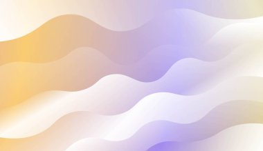 Dalga geometrik şekli Ile şablon arka plan. Tasarım kapak sayfası, poster, banner web siteleri Için. Renk gradyan ile vektör Illustration.