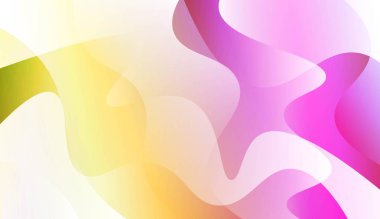 Modern dalgalı arka plan. Yaratıcı şablonlar, kartlar, renk kapakları seti için. Renk gradyan ile vektör Illustration.