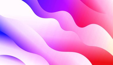 Çizgiler Ile geometrik desen, dalga. Flyer, broşür, kitapçık ve Web siteleri tasarım vektör Illustration renk gradyan ile.