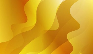 Dinamik dalga efekti Ile soyut arka plan. Tasarım kapak sayfası, poster, banner web siteleri Için. Vektör Illustration altın renk degrade ile.