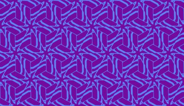 Üçgen tarzında kavisli çizgi. Vektör illüstrasyon. İç duvar kağıdı için dekoratif tasarım, akıllı tasarım, moda baskı