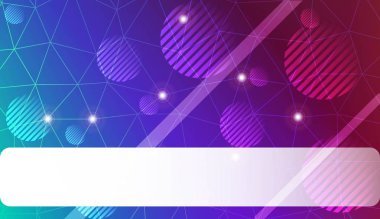 Zarif üçgenler, çizgi, daire, metin için boşluk ile soyut illüstrasyon. Poster, afiş, el ilanı için parlak arka plan. Vektör illüstrasyon. Blur Sweet Dreamy Gradient Renk Arka Plan.