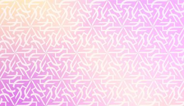 Vektör Tasarımı. Üçgenler Hattı ile İllüstrasyon. Modern Dekoratif Arka Plan. Pastel degrade rengi