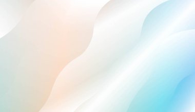 Dalga, eğrisi hatları Ile modern tarzda bulanık dekoratif tasarım. Tasarım, sunum, Iş için. Renk gradyan ile vektör Illustration.