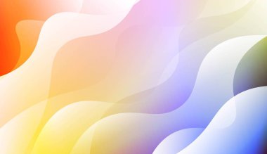 Geometrik Tasarım, Şekiller. Kapak sayfası, poster ve web siteleri için tasarım. Renk Gradyanlı Vektör İllüstrasyonu.