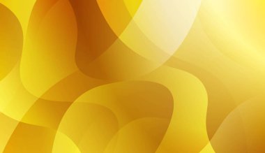 Soyut altın dalgalar. Fütüristik teknoloji tarzı arka plan. Iş sunumu duvar kağıdı, Flyer, Cover için. Renk gradyan ile vektör Illustration.