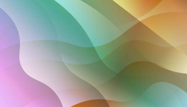 Dalga Soyut Arkaplan. Zarif desen kapak kitabı için. Renk gradyan ile vektör Illustration.