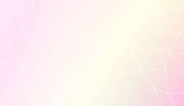 Üçgen mozaik kaplama. Broşür, ekran, iş sunumu. Vektör çizimi. Bulanık Tatlı Rüya Renk Arkaplanı.