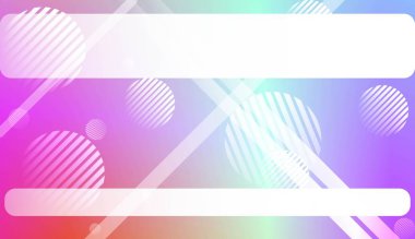 Çizgi, daire ile modern ekran degrade tasarım. Tebrik kartı, afiş, poster, broşür, afiş takvimi için. Vektör Illustration.