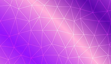 Soyut üçgen tarzında, gradyanı olan renkli çizimler. Marka kitabı için modern bir model. Vektör çizimi. Yaratıcı gradyan rengi