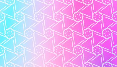 Üçgen Tarzlı Dekoratif Desen. Bulanık Gradyan Arkaplanı. Parlak Renk. Banner Şablonu, Flyer, Davetiye Kartı için. Vektör İllüstrasyonu