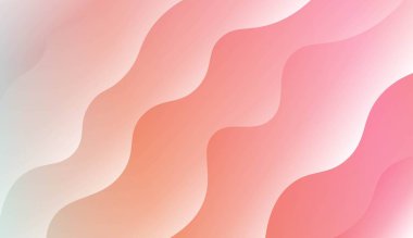 Dalga Gradyan Şekliyle Modern Arkaplan. Tasarım Duvar Kağıdı Sunumunuz için. Renk Gradyanlı Vektör İllüstrasyonu.