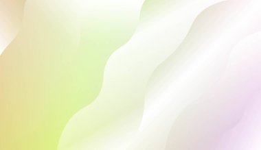 Modern Dalgalı Arka plan. Şablon Cep Telefonu Özgeçmişi için. Renk Gradyanlı Vektör İllüstrasyonu.