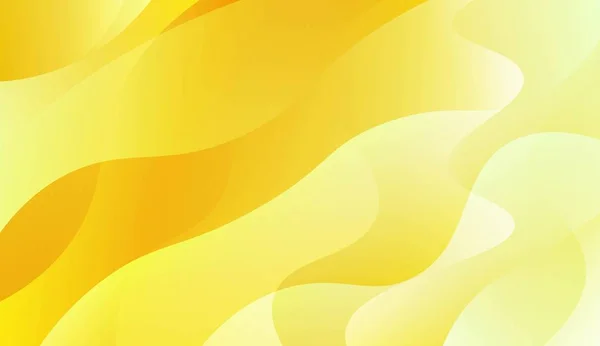 Abstract Background with Wave Green Yellow Gradient Shape. Для футуристических объявлений, буклетов. Векторная иллюстрация с цветным градиентом — стоковый вектор