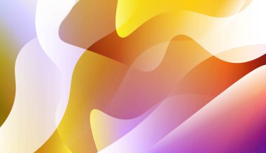 Modern dalgalı arka plan. Yaratıcı şablonlar, kartlar, renk kapakları seti için. Renk gradyan ile vektör Illustration.