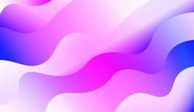 Modern dalgalar. Fütüristik teknoloji tarzı arka plan. Başlık sayfası, reklam, poster, banner Için tasarım. Renk gradyan ile vektör Illustration.