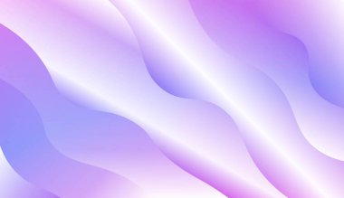 Dalga, eğrisi hatları Ile modern tarzda bulanık dekoratif tasarım. Zarif desen kapak kitabı için. Renk gradyan ile vektör Illustration.