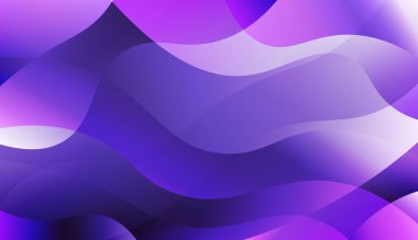 Soyut parlak dalgalar. Tasarım kapak sayfası, poster, banner web siteleri Için. Renk gradyan ile vektör Illustration