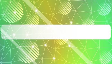 Üçgen, çizgi, daire, metin stili için boşluk ile dekoratif desen. Senin fikrin için dekoratif tasarım. Vektör Illustration. Bulanık arka plan, pürüzsüz degrade doku rengi.