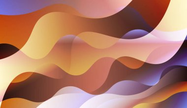 Dinamik Efekt Ile soyut arka plan. Tasarım broşürü, banner, açılış sayfası için. Vektör Illustration.