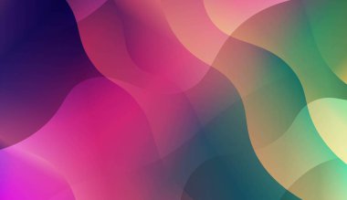 Geometrik tasarım, şekiller. Tasarım reklamı, banner, kapak sayfası için. Renk gradyan ile vektör Illustration.