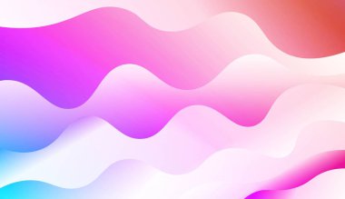 Dinamik Efektli Modern Arkaplan. Fütürist Reklam ve Broşürler için. Renk Gradyanlı Vektör İllüstrasyonu.