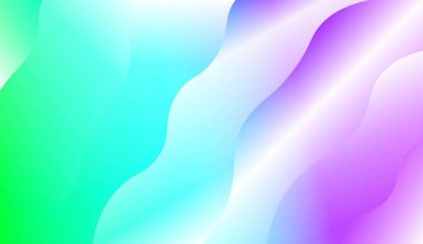 Dalga geometrik şekli Ile şablon arka plan. Tasarım, sunum, Iş için. Renk gradyan ile vektör Illustration.