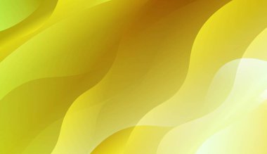 Dalga yeşil sarı degrade şekli Ile Soyut Arkaplan. Fütüristik reklam için, kitapçıklar. Renk gradyan ile vektör Illustration