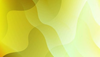 Dalga yeşil sarı degrade şekli Ile Soyut Arkaplan. Fütüristik reklam için, kitapçıklar. Renk gradyan ile vektör Illustration