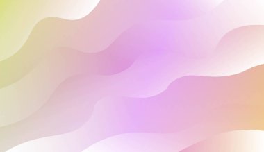 Dalga, eğrisi hatları Ile modern tarzda bulanık dekoratif tasarım. Tasarım, sunum, Iş için. Renk gradyan ile vektör Illustration.