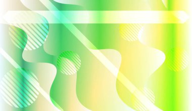 Soyut Parlak Dalgalar, Çizgiler, Daire, Metin için Boşluk ile dinamik şekiller kompozisyonu. Şablon Cep Telefonu Arka Planlar için. Renk Gradyan lı Vektör Çizimi.