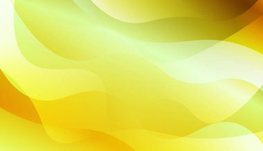 Dalga geometrik şekli Ile şablon arka plan. Şablon cep telefonu arka planlar için. Vektör Illustration yeşil sarı renk degrade ile.