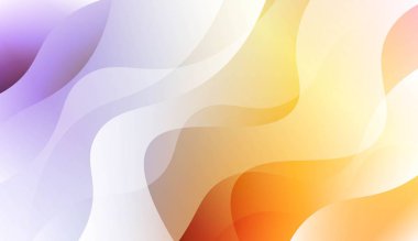 Dalga Gradyan Şekliyle Modern Arkaplan. Tasarım Duvar Kağıdı Sunumunuz için. Renk Gradyanlı Vektör İllüstrasyonu.