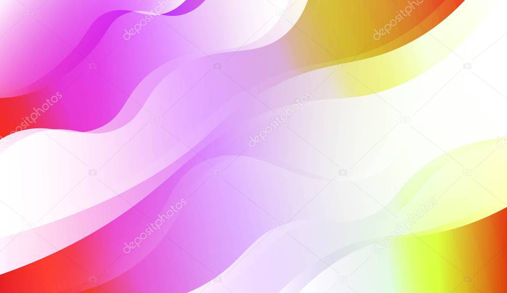 Template Modern Background With Curves Lines. For Elegant Pattern Cover Book. Vector Illustration with Color Gradient.