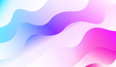 Dalgalı arka plan. Tasarım broşürü, banner, açılış sayfası için. Renk gradyan ile vektör Illustration.