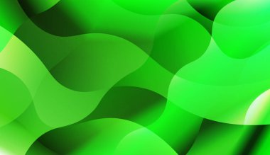 Soyut Dalgalı Arka Plan. Tasarım reklamınız, Banner'ınız, kapak sayfanız için. Renk Gradyan lı Vektör Çizimi