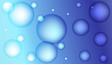 Kabarcıklar ile arka plan. Başlık sayfası, reklam, poster, afiş için tasarım. Pastel degrade renk vektör illüstrasyon.