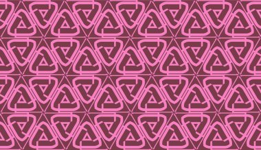 Üçgen şeklinde desenli kusursuz vektör çizimi. Eğimli çizgi. İç duvar kağıdı, akıllı tasarım, moda baskısı için dekoratif tasarım.