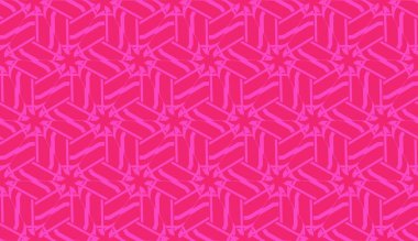 Çokgen geometrik elementlerle desen. Kusursuz Vektör illüstrasyonu. Duvar kağıdı şablonu, iç tasarım, dekorasyon, hatıra defteri sayfası.