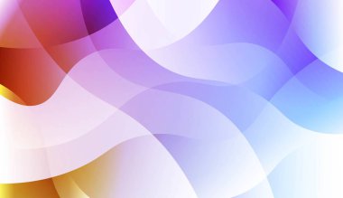 Dalga Soyut Arka Plan. Tasarım duvar kağıdı, sunum, afiş, el ilanı, kapak sayfası, açılış sayfası için. Renk Gradyan lı Vektör Çizimi.