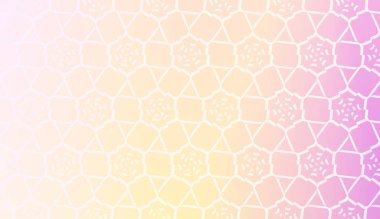 Vektör Tasarımı. Üçgenler Hattı ile İllüstrasyon. Modern Dekoratif Arka Plan. Pastel degrade rengi