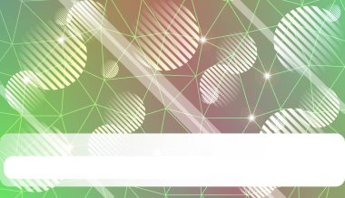 Bir üçgen, çizgi, daire, metin biçimi için alan, renk grafikleri. Akıllı iş tasarımı. Vektör illüstrasyonu.